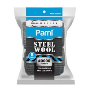 STEEL WOOL FINEST #0000 - 8 CT 15/CS