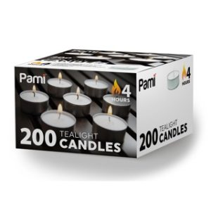 TEA LIGHT CANDLES 4 HR 200 CT 4