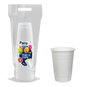 PAMI WHITE PARTY CUP 16 OZ 30 CT 12