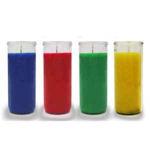8 INCH CANDLES - BIG NOVENA ASSORTED 12