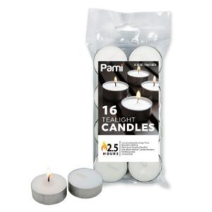 TEA LIGHT CANDLES 16 CT BAG 24