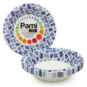 PAMI 12 OZ PAPER BOWL 10 CT 32/CS (SCRIBBLE)
