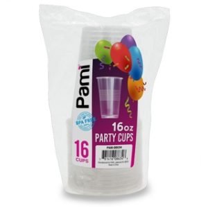 16oz CLEAR CUPS 16ct 48cs