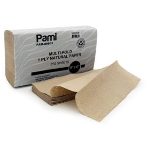 TOWEL M/F NATURAL 4000pk (16/250)