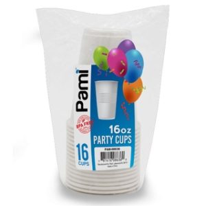 16oz WHITE CUPS 16ct 48cs