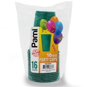 16oz GREEN CUPS 16ct 48cs