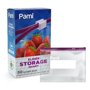 50ct  QUART SLIDER STORAGE BAG 12