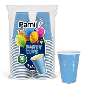9 OZ PARTY CUP CO-EX LIGHT BLUE 50 CT 12