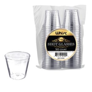 1oz SHOT GLASSES 50 CT 50