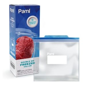 60ct  GALLON DBL ZIPPER FREEZER BAG 12