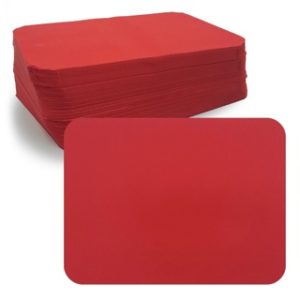 TRAY COVERS 12X16 RED 1000/CS