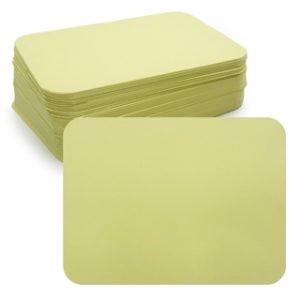 TRAY COVERS 12X16 YELLOW 1000/CS