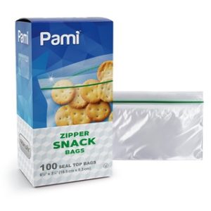 100ct ZIPPER SNACK BAG 12