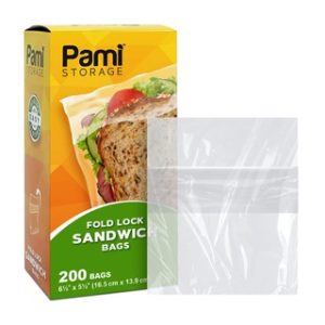 200ct FOLD LOCK SANDWICH BAG 12
