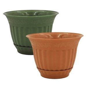 10" PLANTER & SAUCER - ASST 48