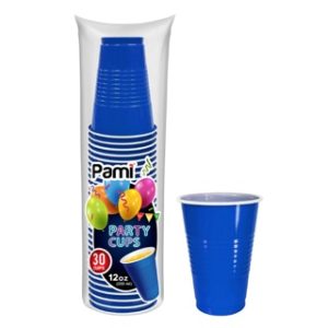 12 OZ PARTY CUPS CO EX BLUE 30 CT 12
