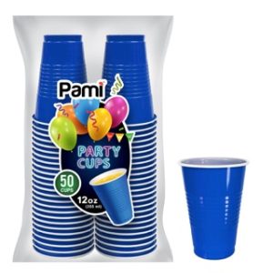 12 OZ PARTY CUPS CO EX BLUE 50 CT 12