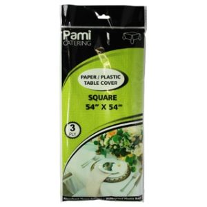 TABLE COVER 54 X 54 GREEN