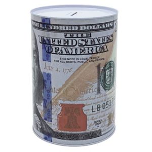PIGGY BANK DOLLAR SMALL 13.5X15  48