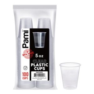 PLASTIC CUP 5 OZ 100pk 24/cs