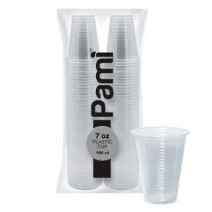 PLASTIC CUP 7 OZ 100pk 12/cs