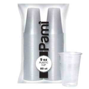 PLASTIC CUP 9 OZ 80pk 12/cs