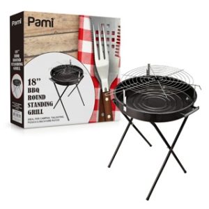 18" STANDING GRILL - ROUND 1cs