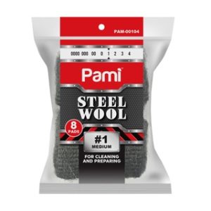 STEEL WOOL MEDIUM #1 - 8 CT 15/CS