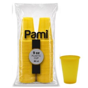 CUP 9 OZ YELLOW 80 CT 12