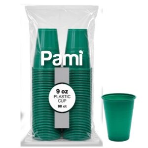 CUP 9 OZ GREEN 80 CT 12