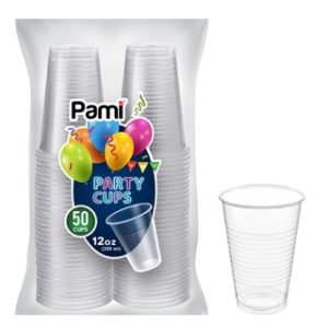 12 OZ PARTY CUPS CO EX CLEAR 50 CT 12