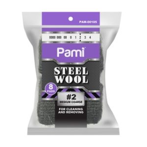 STEEL WOOL MEDIUM COARSE #2 - 8 CT 15/CS
