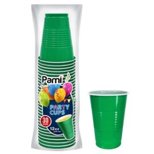 12 OZ PARTY CUPS CO EX GREEN 30 CT 12