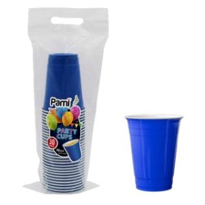 PAMI BLUE PARTY CUP 16 OZ 30 CT 12