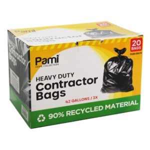 20ct  42gal BLACK CONTRACTOR BAG 6