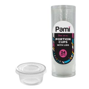 CUP PORTION 2 OZ W/LID 24 CT 48