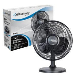 12"ETL DESK FAN BLACK 1