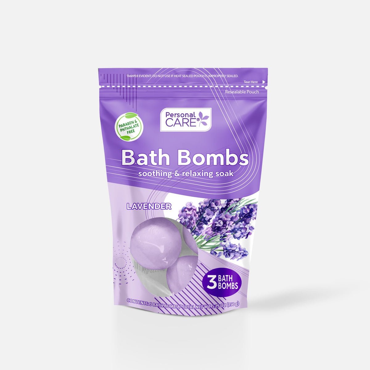 3ct BATH BOMBS - LAVENDER -12