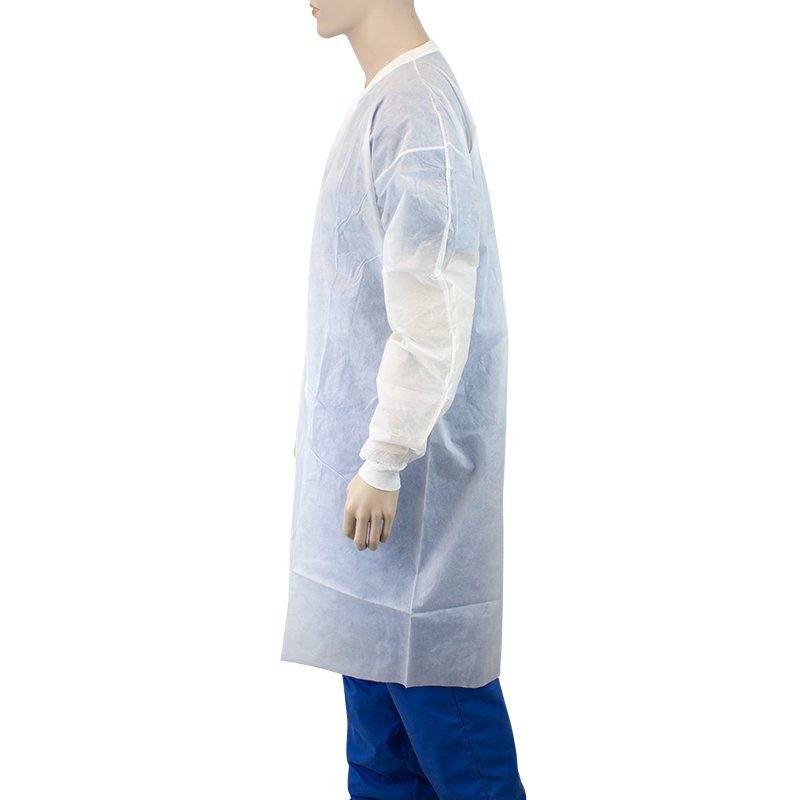 LAB COAT W/OUT POCKETS LARGE WHITE 3/10/CS