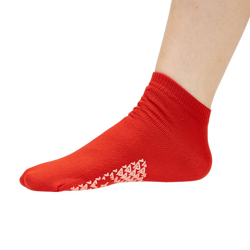 SLIPPER SOCKS (SMALL) RED