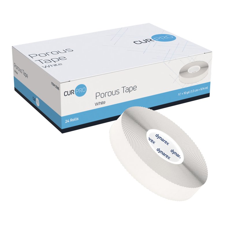 POROUS TAPE 1/2" X 10 YDS 12/24/CS