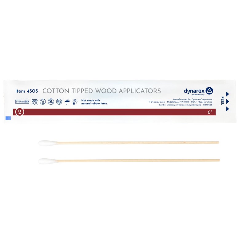 APPLICATOR COT.TIP 6 STER.2/PK.