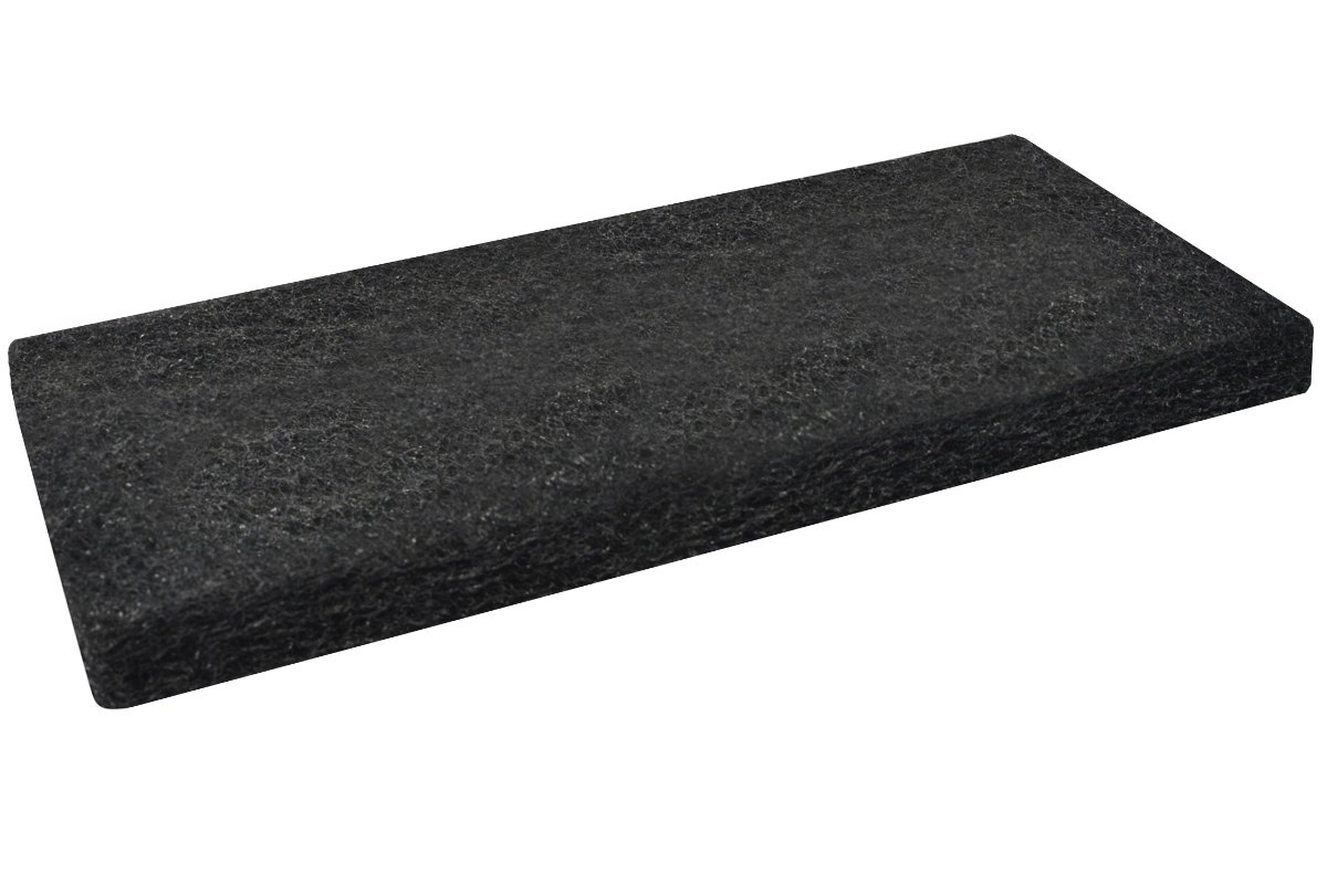 UTILITY PAD BLACK 4-5/8x10  5/PK 4/cs