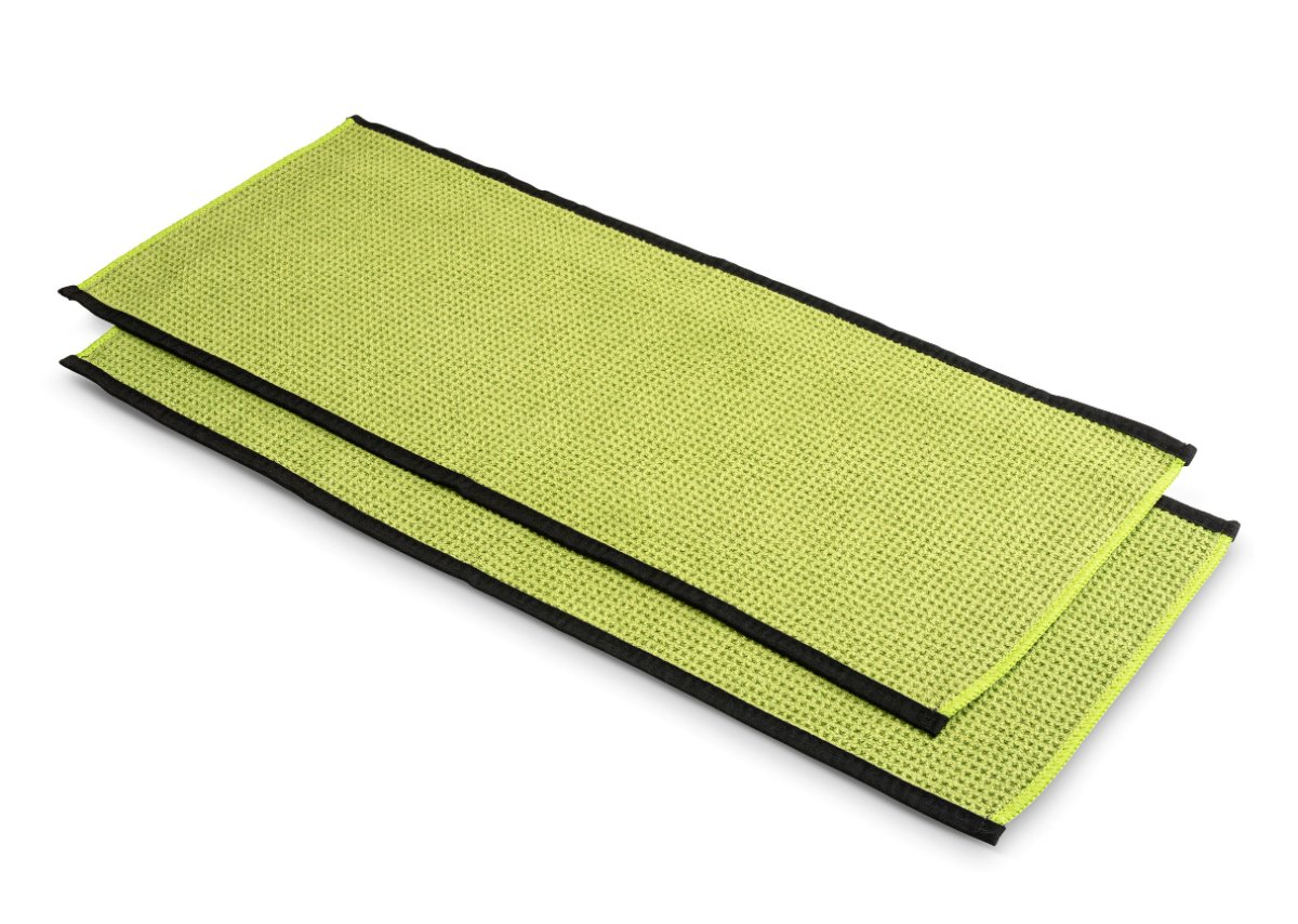 MICROFIBER WAFFLE TOWEL (GREEN)
