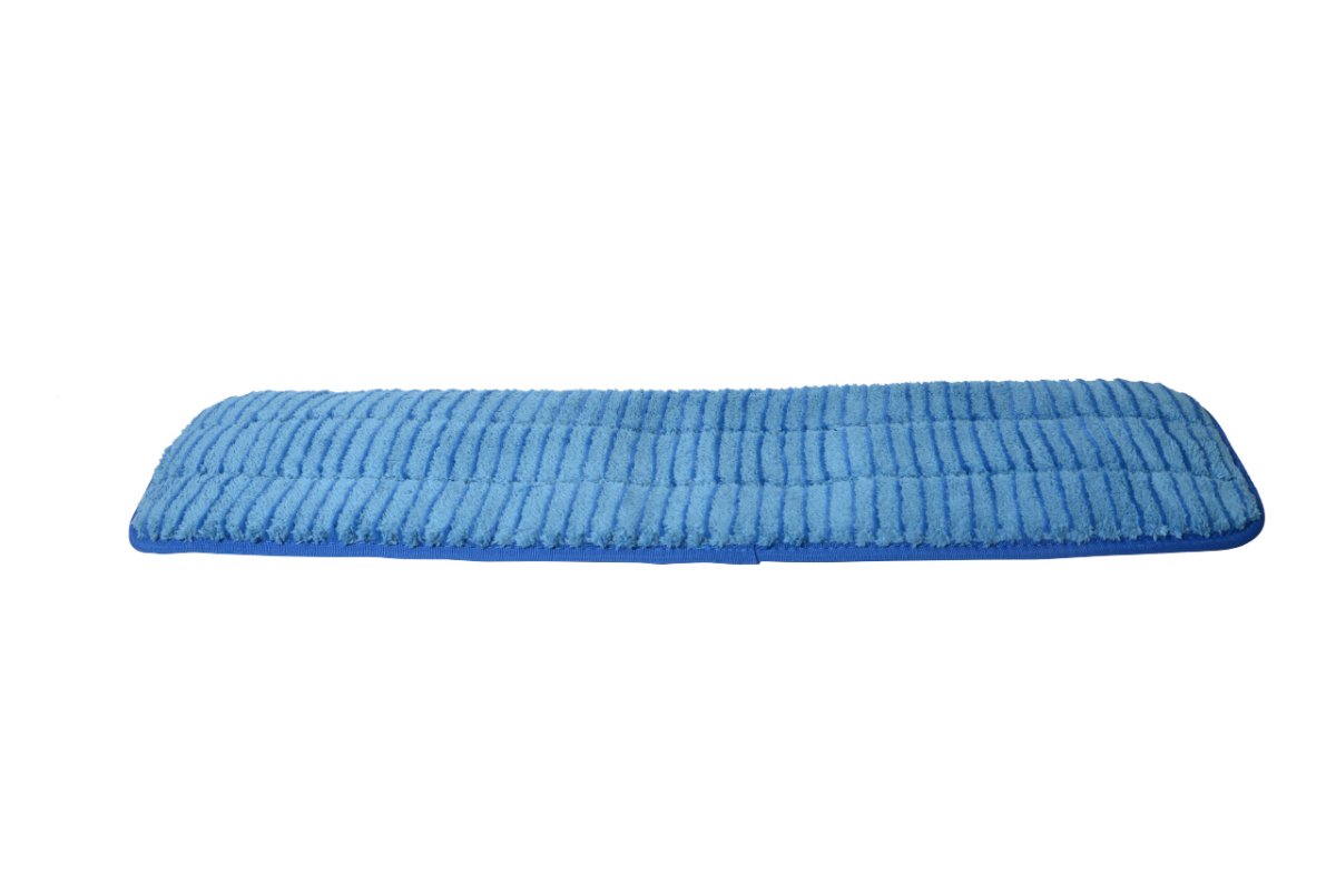 Microfiber Scrubbing looped Wet Mop Pads 18 (Blue"