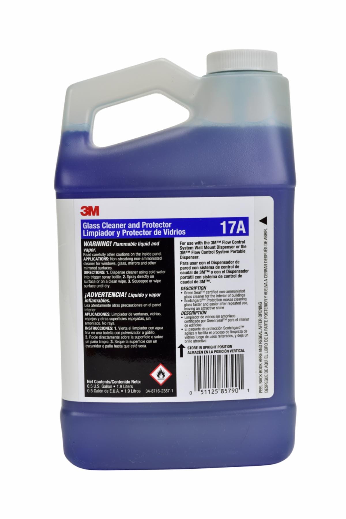 GLASS CLEANER AND PROTECTOR CONCENTRATE #17A 4/CS