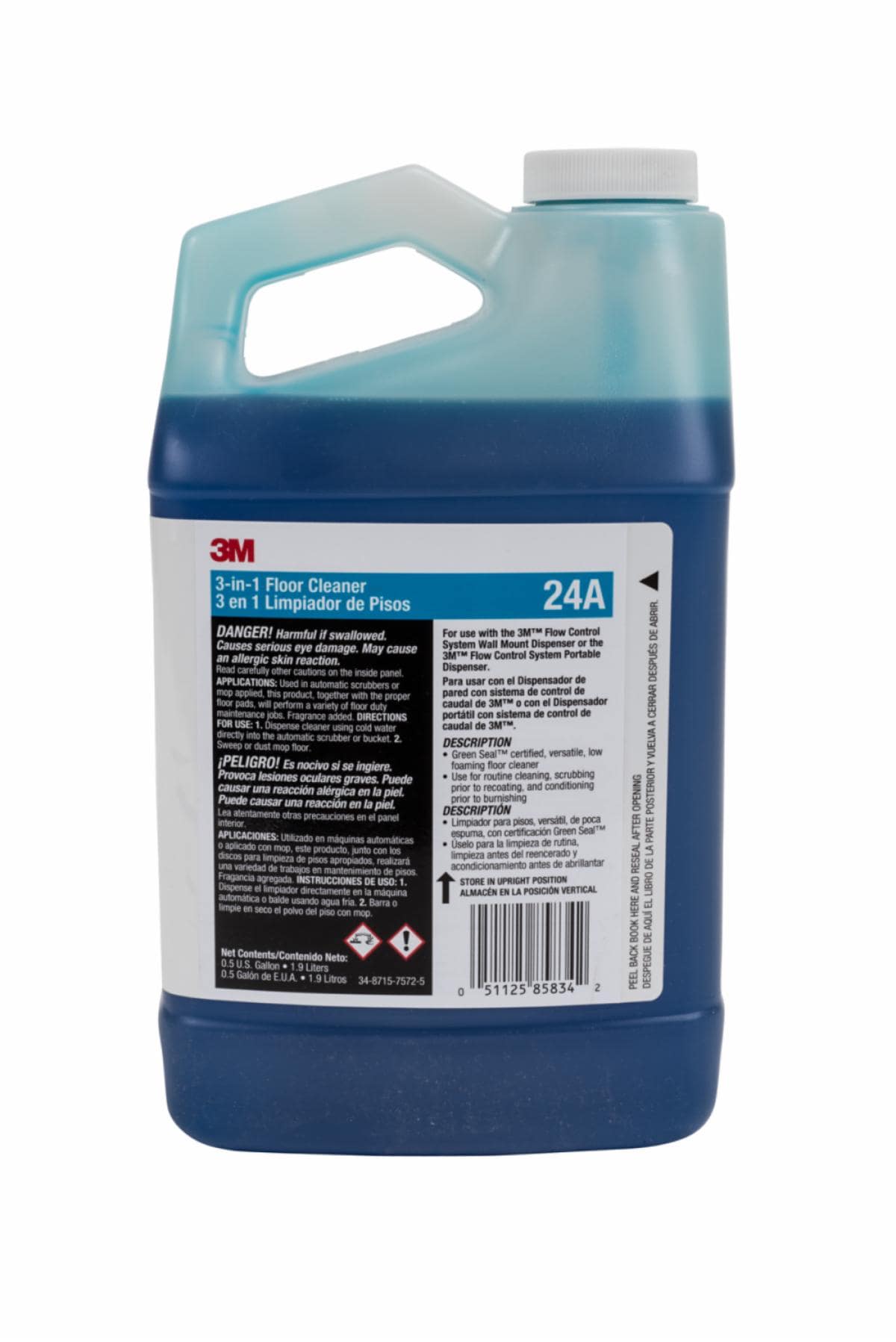 3-in-1 FLOOR CLEANER CONCTRT # 24A 4/CS