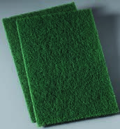GREEN HVY DTY SCOURING PAD