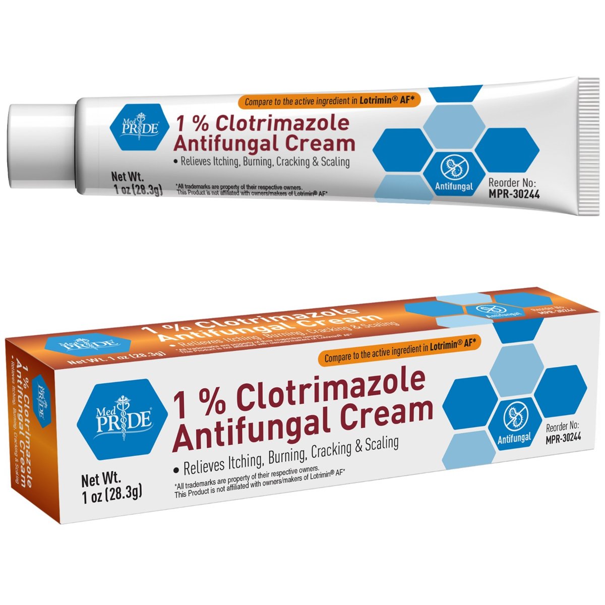 CLOTRIMAZOLE 1% ANTIFUNGAL CREAM 1OZ 4/PK 72/CS