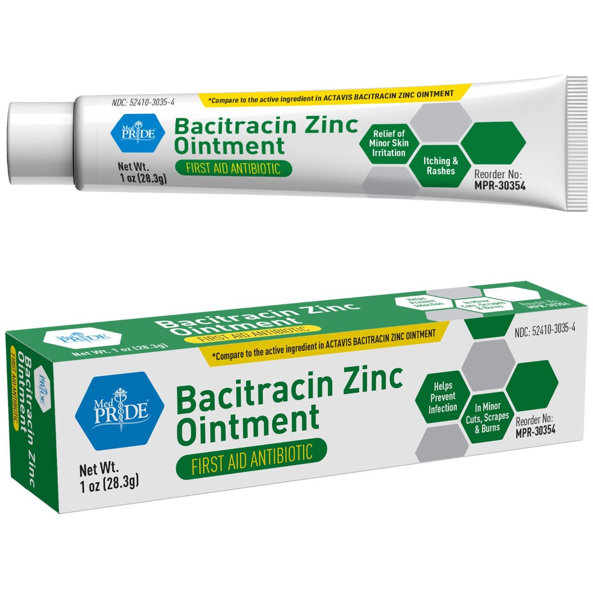 BACITRACIN ZINC - 1oz. tube - 72/cs.